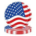 Patriotic Party Supplies for 25 Guests