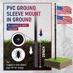 20FT Heavy Duty Telescopic Flag Pole Kit
