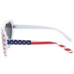 Patriotic American Flag Heart Sunglasses for July 4th