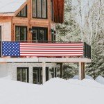 Large 4th of July American Flag Banner