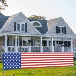 Large 4th of July American Flag Banner