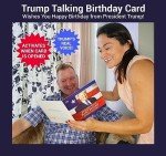 Talking Trump Birthday Card - Presidential Theme