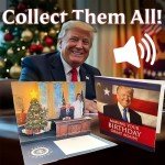 Talking Trump Birthday Card - Presidential Theme
