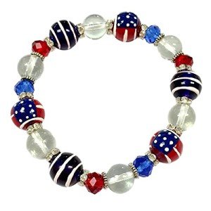 USA Flag Patriotic Bracelet for Women