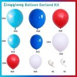 Patriotic Red, White, and Blue Balloon Garland Kit