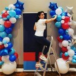 Patriotic Red, White, and Blue Balloon Garland Kit