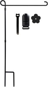 Metal Garden Flag Holder Stand for Outdoor Decor