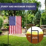 Metal Garden Flag Holder Stand for Outdoor Decor