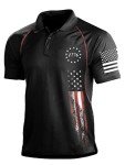 Men's Quick Dry Patriotic Tactical Polo Shirt