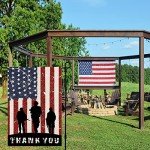 American Soldier Thank You Garden Flag - 12x18 Inch