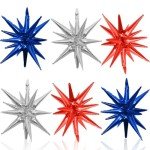 6PCS Giant Star Balloons for Patriotic Celebrations