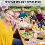 4th of July Rustic Star Table Decorations Set