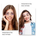 4th of July USA Flag Temporary Tattoo Stickers