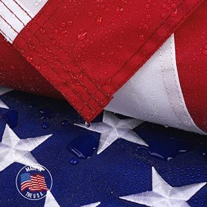 Durable 4x6 ft American Flag with Embroidered Stars