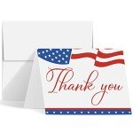 American Flag Thank You Voting Cards Set