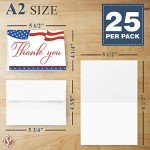 American Flag Thank You Voting Cards Set
