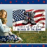Kigeli Patriotic Yard Sign for Memorial Day & 4th of July