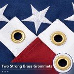 Tearproof 6x10 FT American Flag for Outdoors