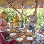 Elyxio Patriotic Star Disposable Party Plates - 25 Pack