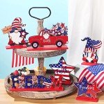 Patriotic Table Decor Set for Memorial Day & 4th of July