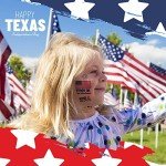 Patriotic Glitter Temporary Tattoos for Fourth of July