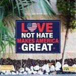 Love Not Hate America Yard Sign – Vote 2024