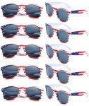 10-Pack USA Flag Patriotic Sunglasses for July 4th
