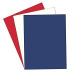 Patriotic Cardstock Pack - 30 Sheets Red, White, Blue