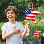 Patriotic 4th of July Yard Signs - Set of 8