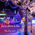200 Count Patriotic Mini String Lights - 50 Feet