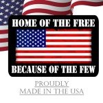 Home of the Free Yard Sign - Double Sided