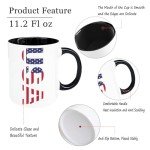 USA Flag Coffee Mug for Patriotic Celebrations