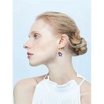 Patriotic USA Flag Huggie & Dangle Earrings