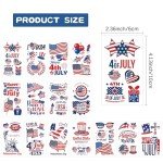 60 Patriotic Temporary Tattoos for Independence Day