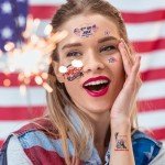 60 Patriotic Temporary Tattoos for Independence Day