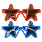 Kids' Patriotic Star-Shaped Sunglasses - 12 Pack