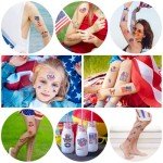 Fourth of July Patriotic Temporary Tattoos - 20 Sheets