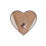 Red, White, and Blue Patriotic Star Necklace