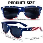 American Flag Sunglasses - 3 Pairs for 4th of July