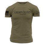 Grunt Style Grumpy Old Vet T-Shirt - Military Green