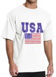 Men's USA Flag Graphic Tee - Casual Style