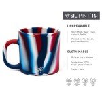 Patriotic Silicone Coffee Mug Set - 16oz