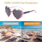 20 Pack American Flag Heart Sunglasses for Parties