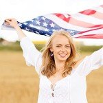 Red, White, and Blue Star Earrings for Independence Day