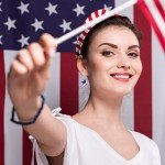 Red, White, and Blue Star Earrings for Independence Day