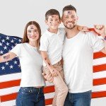 USA Flag Temporary Tattoos for Kids and Adults