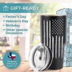 Patriotic American Flag 30oz Travel Tumbler