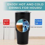 Patriotic American Flag 30oz Travel Tumbler