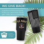 Patriotic American Flag 30oz Travel Tumbler