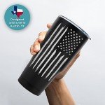 Patriotic American Flag 30oz Travel Tumbler